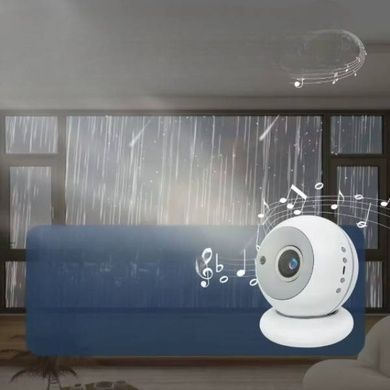 Проектор Домашний планетарий с 7 слайдами Star Projector 360&deg; Белый