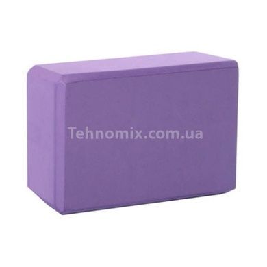 Блок для йоги 2,5*15*8см 170гр MS 0858-2 EVA Фиолетовый