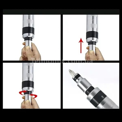 Набор ударных отверток Impact Screwdriver Set 12 предметов