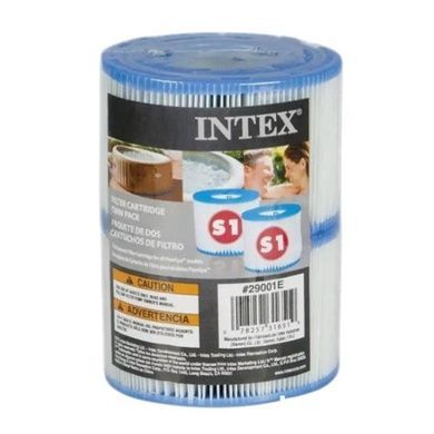 Картридж сменный S1 7.5х10.9х4.5см для фильтр-насоса Intex 29011 Белый с голубым