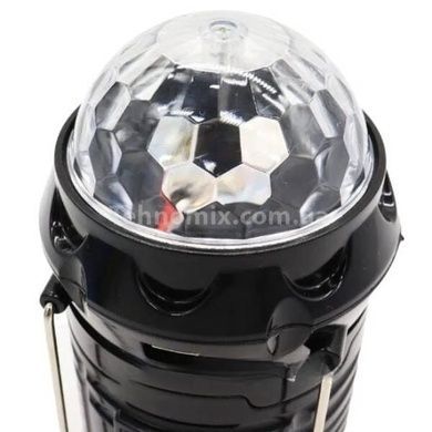 Универсальная LED лампа-фонарик 6899 disco Черная