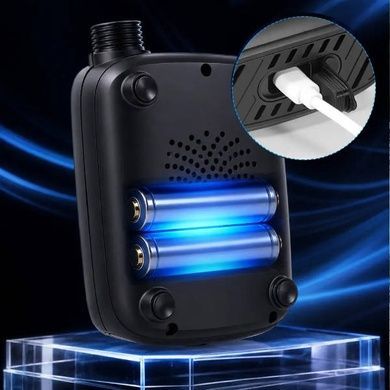 Душ аккумуляторный с силиконовым шлангом 2400 mAh Electric Outdoor Shower Черный