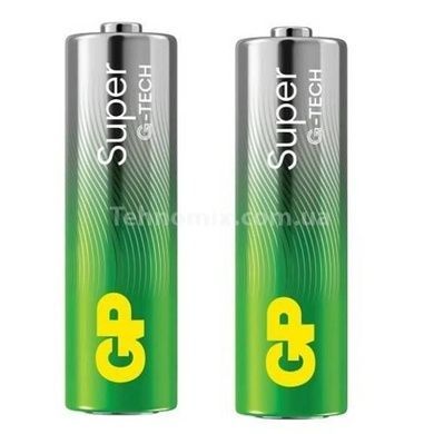 Набор батареек 2шт АА GP SUPER G-TECH LR6 12PACK