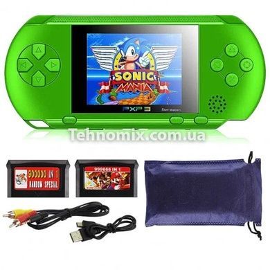 Портативная игровая приставка PXP3 MD-2700MD Зеленая