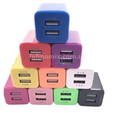 Зарядний пристрій USB 2100 2USB