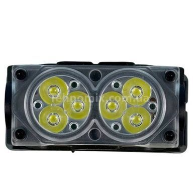Фонарь налобный аккумуляторный с магнитом YY-19D-6SMD Черный