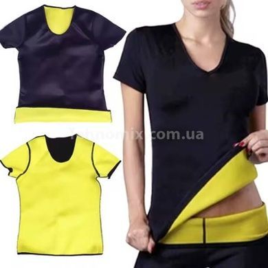 Футболка женская для похудения 3XL Hot Shapers Черная