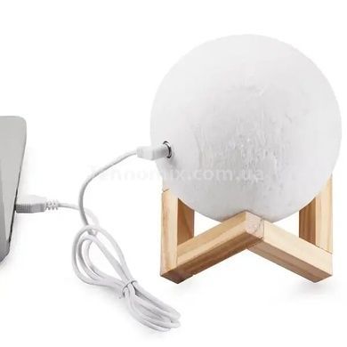 Настольный светильник на пластиковой подставке Moon Light Белый