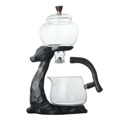Чайник-заварник Лань H1212 з магнітним дозатором 300ml Чорний