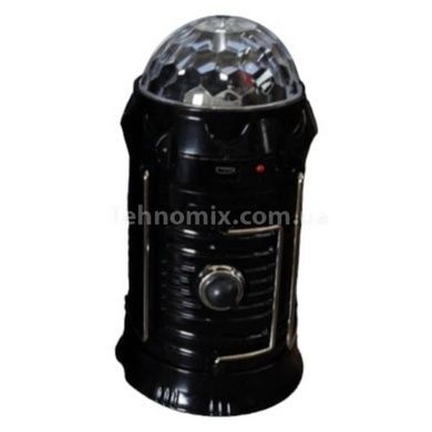 Универсальная LED лампа-фонарик 6899 disco Черная