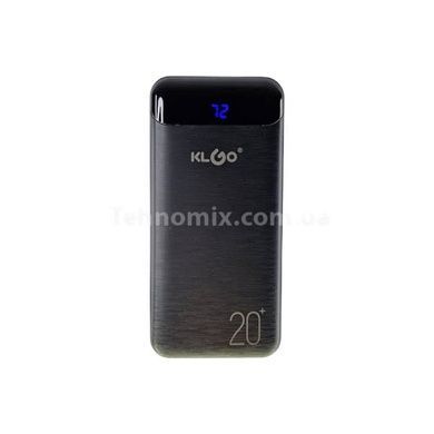 Power bank з дисплеєм 20000 mAh KLGO KP-77 Чорний