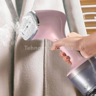 Ручной вертикальный отпариватель для одежды Hanging steamer AND LY-681 Розовый