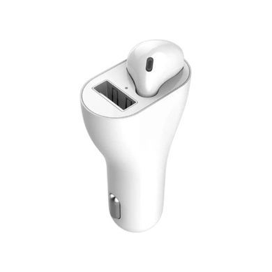 Автомобільний трансмітер FM-модулятор V9 BT + earphone bluetooth гарнітура