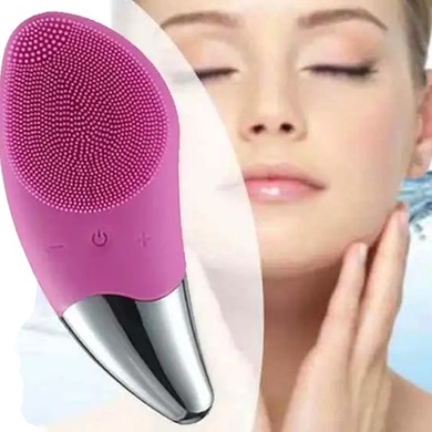 Електрична силіконова щітка-масажер для чищення особи Sonic Facial Brush