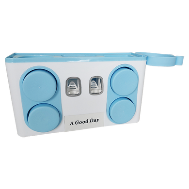 Підставка-тримач для зубних щіток MULTIFUNTIONAL TOOTHBRUSH RACK з дозатором пасти