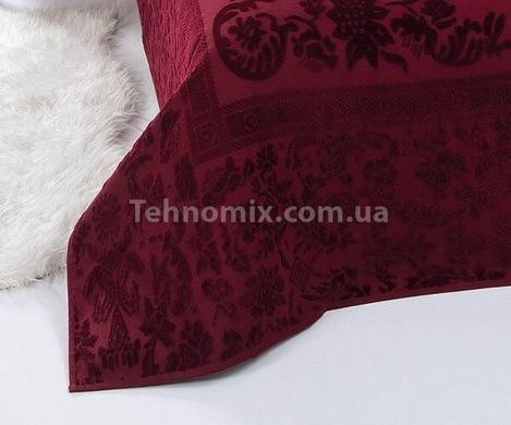 Простирадло Belizza Odessa bordo 200х220см Велюр