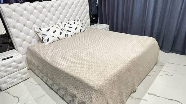 Плед-піке Mylinn Home a. bej 220х260см Бамбук