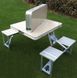 Складной алюминиевый стол для пикника со стульями №174