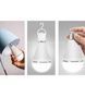 Лампочка с аккумулятором E27 Energy-saving lamp HA-108 Белая