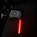Велоліхтар акумуляторний нічний сигнальний 8821-LED Чорний