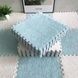 Килимок-пазл плюшевий 30&times;30см 10шт/уп floor mat AND 5579 Блакитний