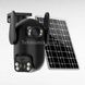 Камера відеоспостереження із сонячною панеллю AND VQ05-4G solar camepa app380 Чорна
