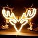 Фігура декоративна Олень LED 25 см Жовтий