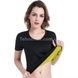 Футболка женская для похудения 3XL Hot Shapers Черная