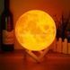 Настольный светильник на пластиковой подставке Moon Light Белый