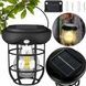 Ліхтар вуличний підвісний на сонячній панелі CL-T88 Outdoor Induction Solar Light Чорний