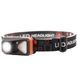 Фонарь налобный с датчиком движения W-18-XPG+6SMD white/red Черный