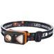 Фонарь налобный с датчиком движения W-18-XPG+6SMD white/red Черный