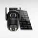 Камера відеоспостереження із сонячною панеллю AND VQ05-4G solar camepa app380 Чорна