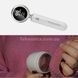 Машинка для видалення катишків акумуляторна з дисплеєм Shower head Біла