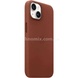 Чохол для смартфона Leather AAA Full Magsafe IC для iPhone 15 Saddle Brown