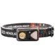 Фонарь налобный с датчиком движения W-18-XPG+6SMD white/red Черный