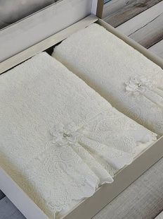 Полотенца Pupilla Romantik krem Пенье набор 2шт