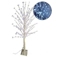 Ночник Дерево Сакуры 160LED 1,5 м белый ствол, Синий цвет