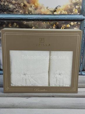 Рушники Pupilla Romantik krem ​​Пеньє набір 2шт