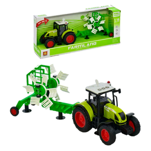 Іграшка Трактор із причепом WY 900 D Farmland Зелений