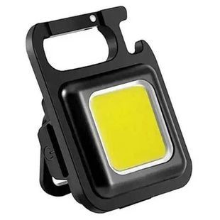 Ліхтар-брелок мультифункційний акумуляторний металевий Light BL-31-COB Чорний
