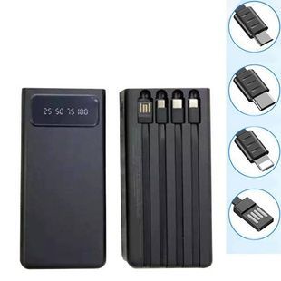 Павер банк 4 в 1 Power Bank 4in1 20000 mAh Чорний
