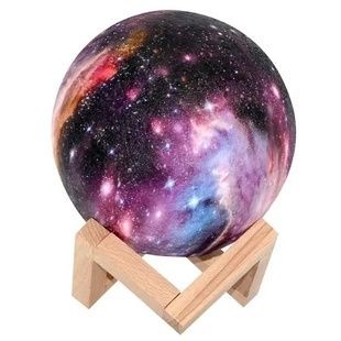 Нічник акумуляторний з пультом Moon Lamp 16 кольорів 15см