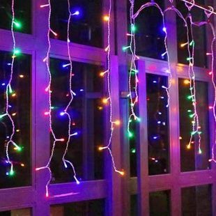 Xmas Гірлянда Бахрома 200 діодів мультик (прозорий провід 3.5*0.45м)