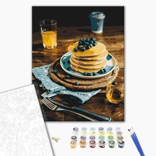 Картина за номерами Млинці з медом BS52456