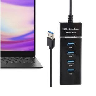 Адаптер хаб-концентратор 4*USB 3.0 Черный