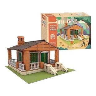 Конструктор Ферма 209 кирпичиков, цементная смесь Farmhouse Garden