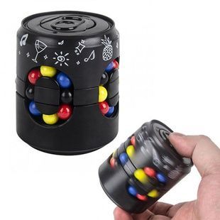 Головоломка антистресс Fidget Cans Cube Черная