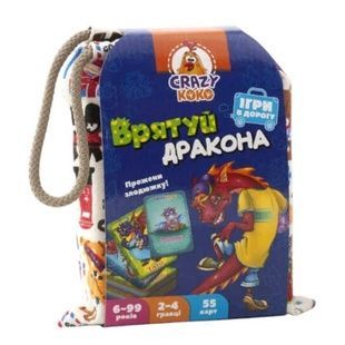 Игра настольная детская по карточкам Спасите дракона 55 карточек Vladi Toys VT8077-11