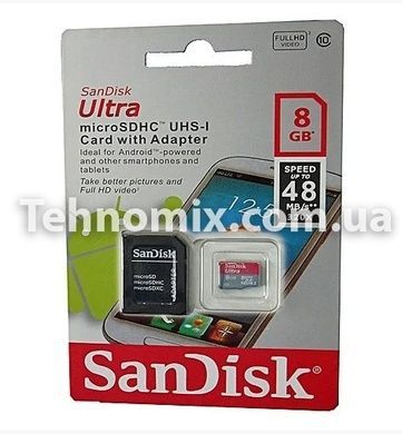 Карта пам'яті TF CARD 8GB
